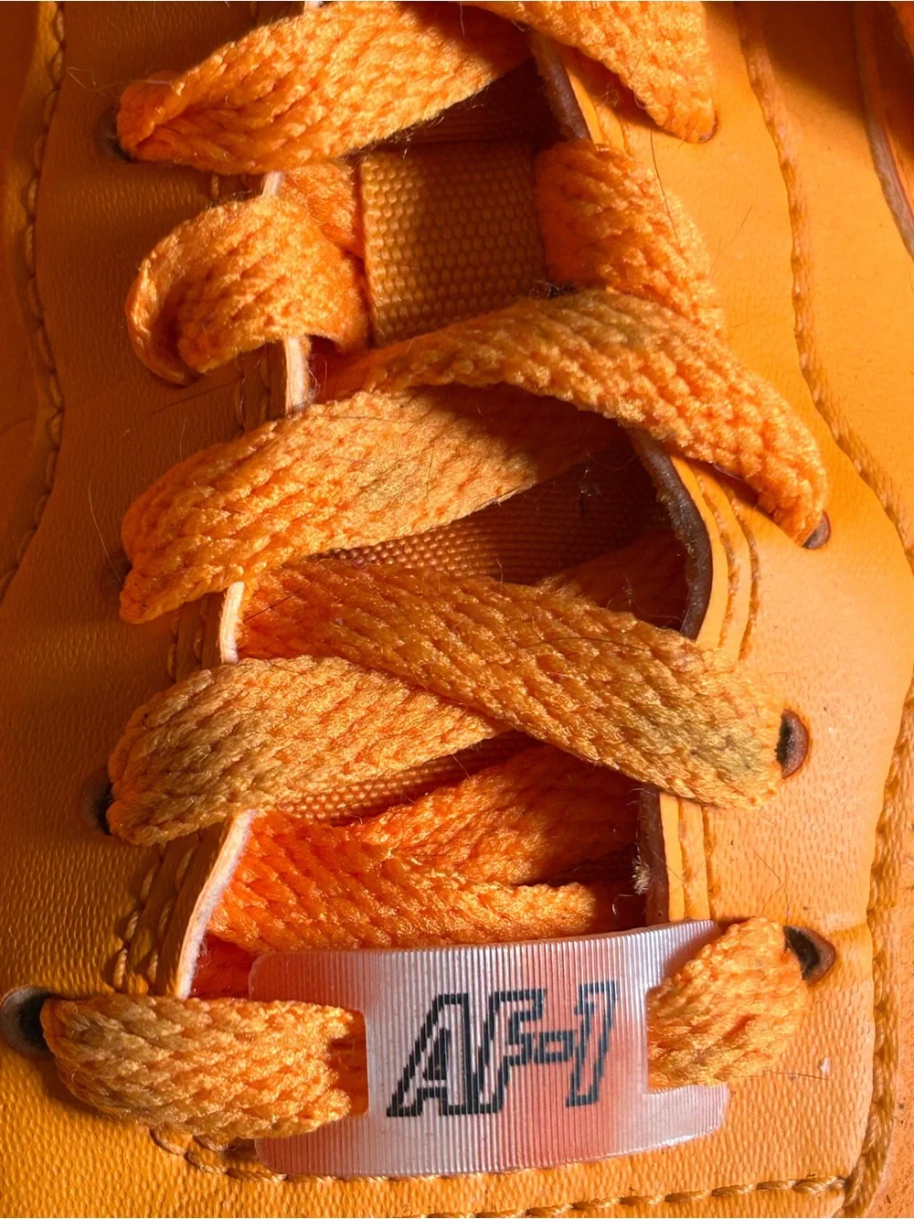 Nike Air Force 1 Low Essential “Orange Peel”Lifestyle Sneakers Size 7.5 Womens